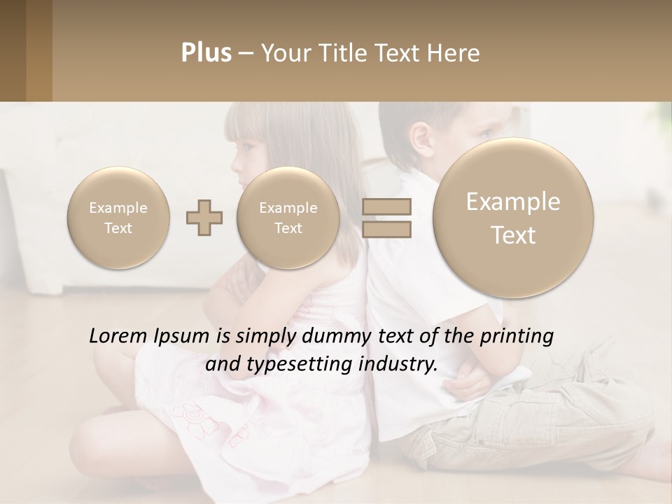 Swear Years Sister PowerPoint Template
