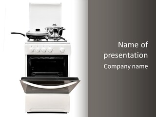 Pan Cookware Stove PowerPoint Template