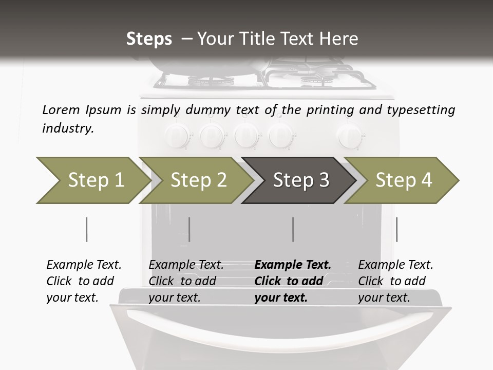 Pan Cookware Stove PowerPoint Template