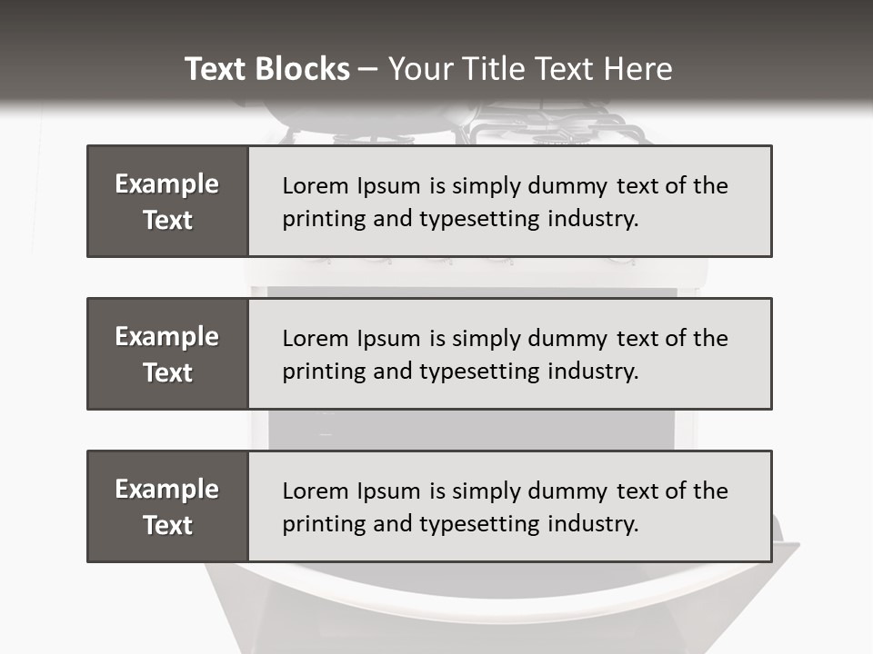 Pan Cookware Stove PowerPoint Template