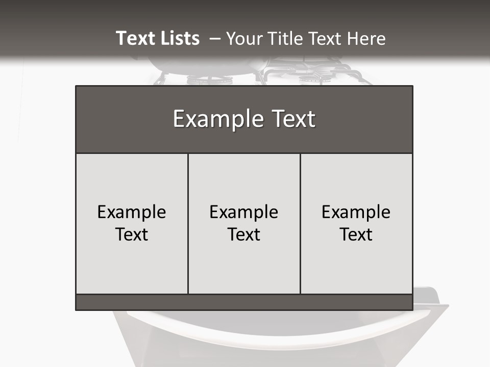 Pan Cookware Stove PowerPoint Template