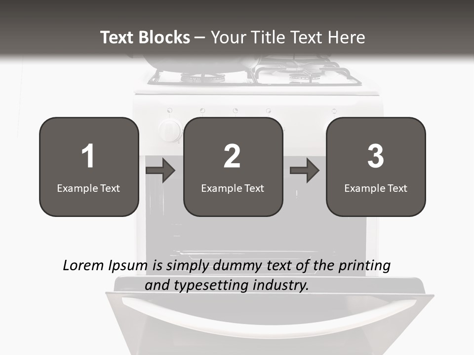 Pan Cookware Stove PowerPoint Template