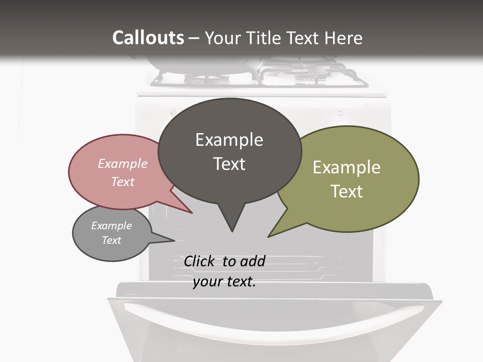 Pan Cookware Stove PowerPoint Template