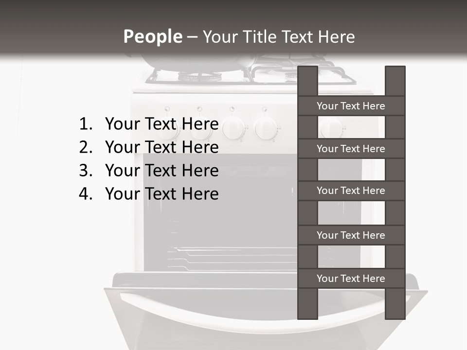 Pan Cookware Stove PowerPoint Template