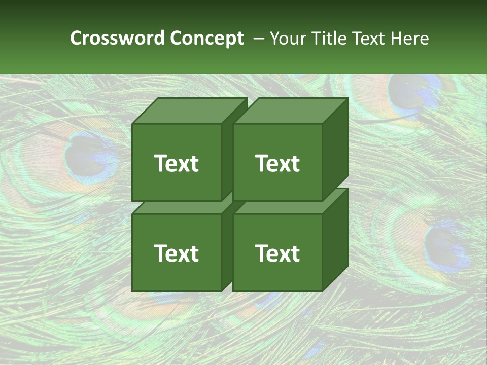 Pattern Turquoise Elegance PowerPoint Template
