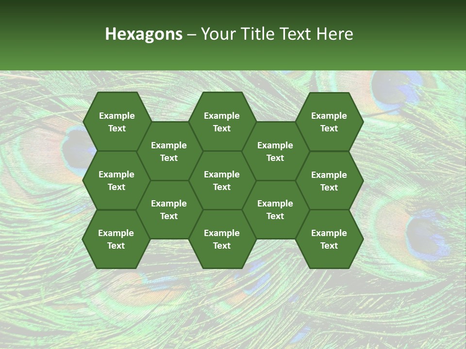 Pattern Turquoise Elegance PowerPoint Template