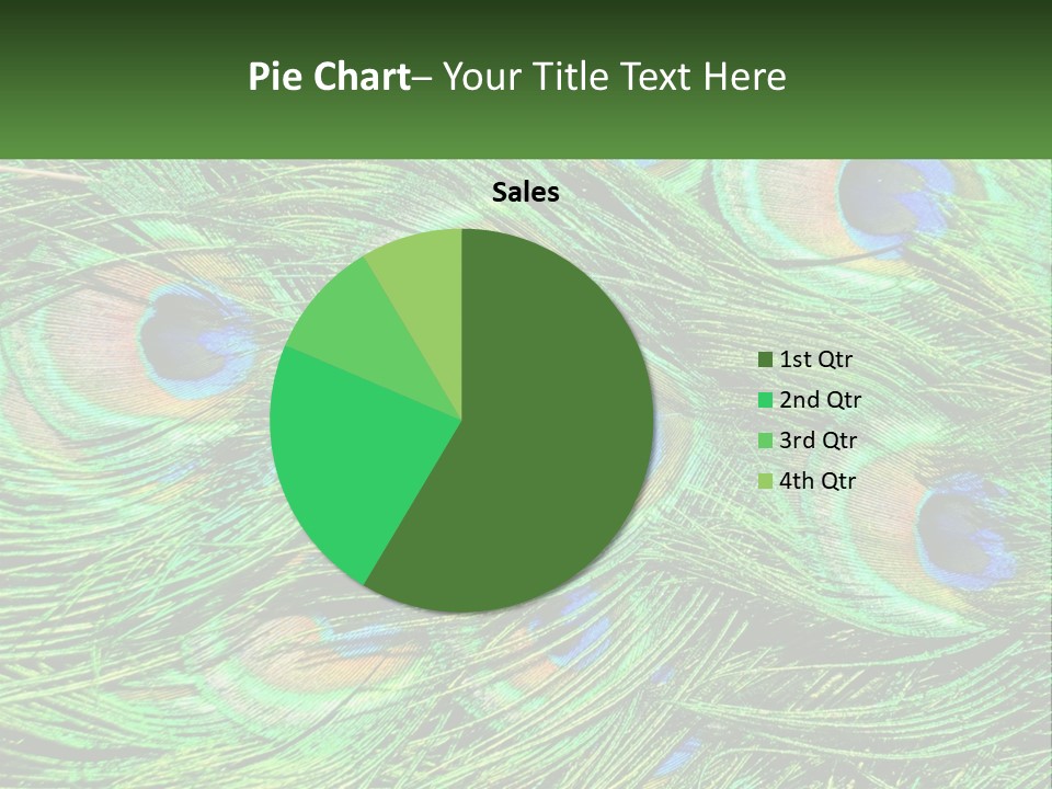 Pattern Turquoise Elegance PowerPoint Template