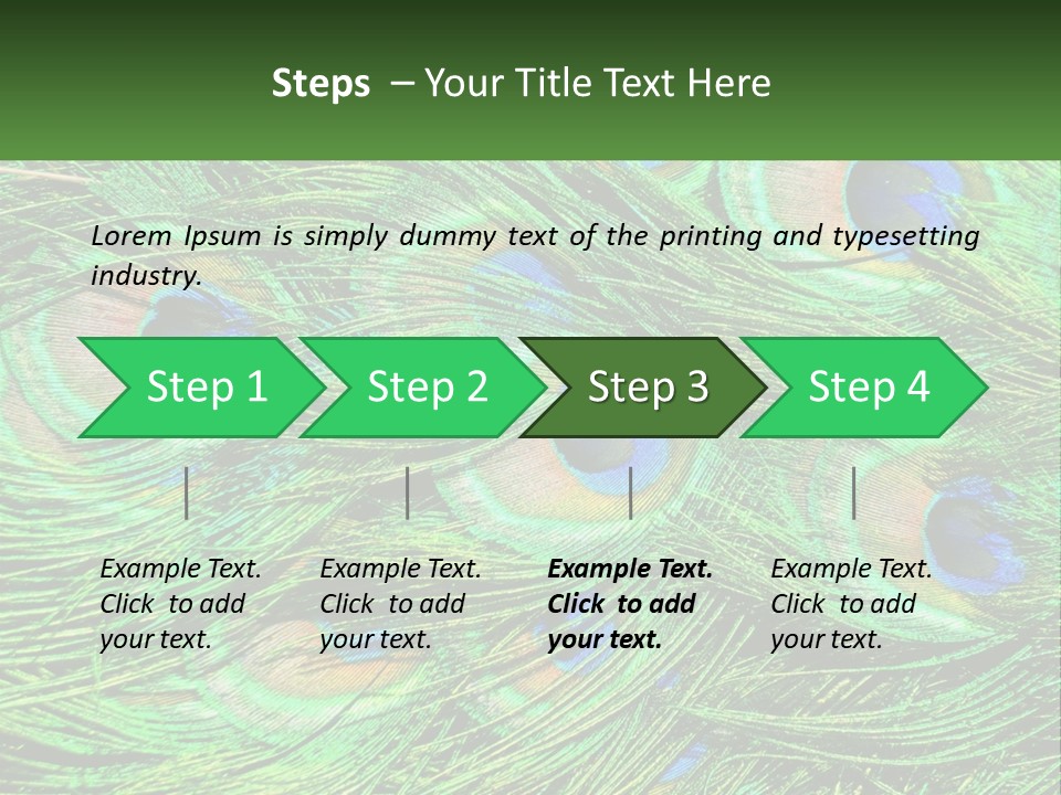 Pattern Turquoise Elegance PowerPoint Template