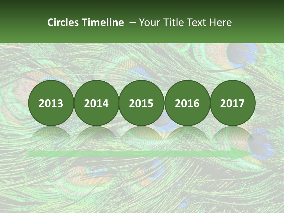 Pattern Turquoise Elegance PowerPoint Template