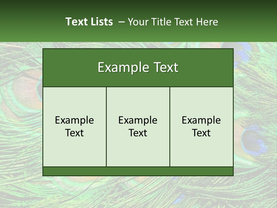 Pattern Turquoise Elegance PowerPoint Template