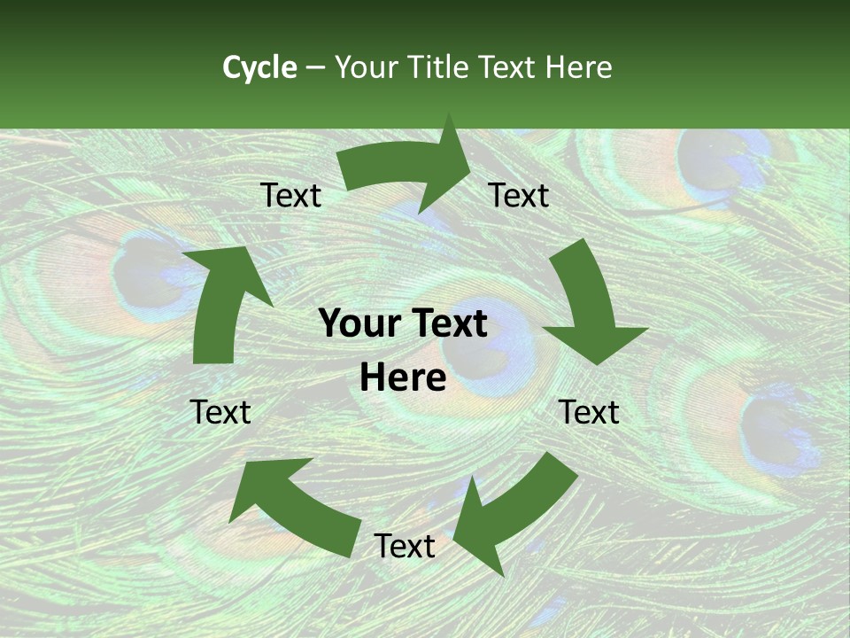 Pattern Turquoise Elegance PowerPoint Template