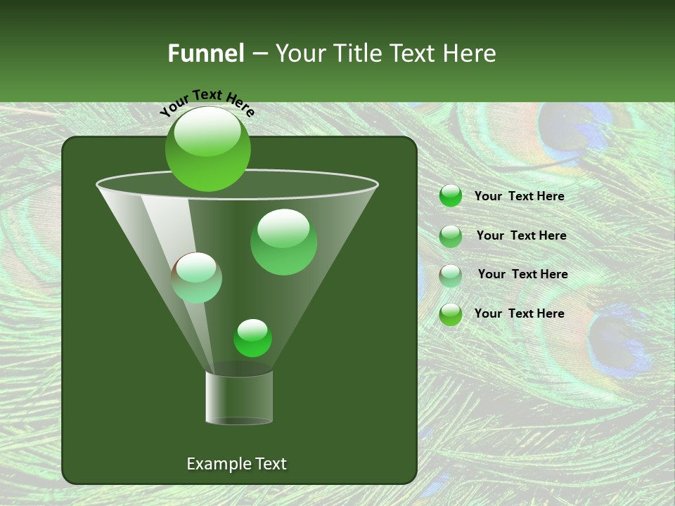 Pattern Turquoise Elegance PowerPoint Template