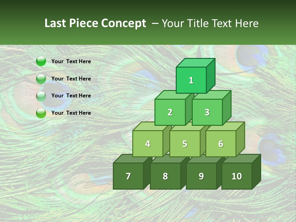 Pattern Turquoise Elegance PowerPoint Template