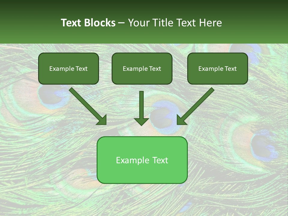 Pattern Turquoise Elegance PowerPoint Template