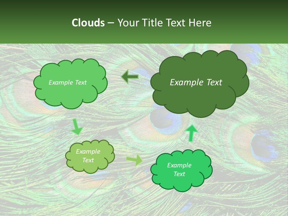Pattern Turquoise Elegance PowerPoint Template