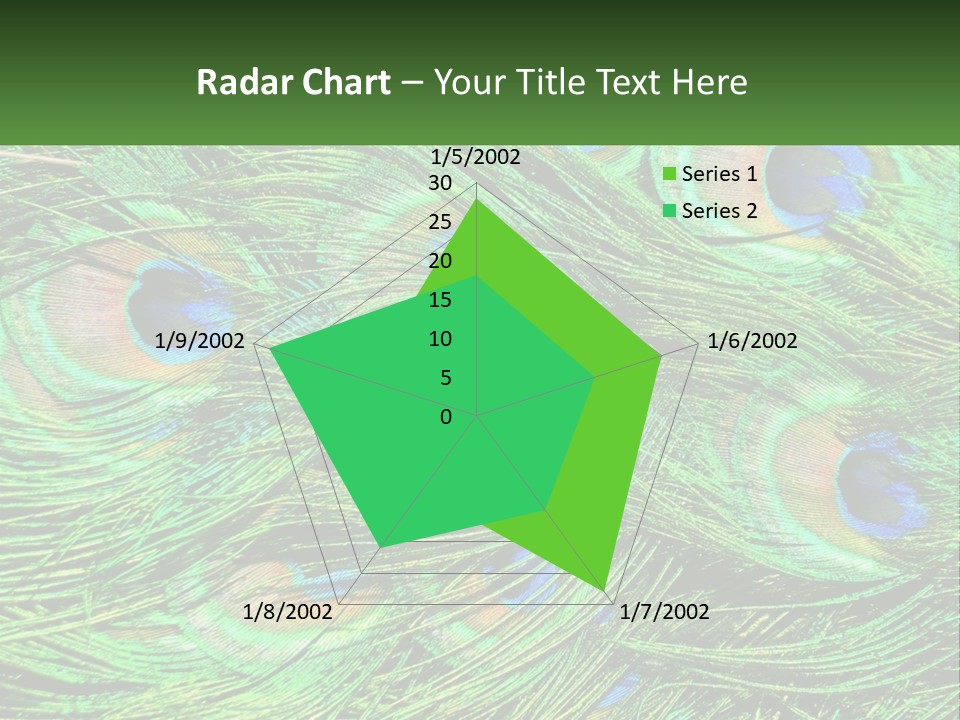 Pattern Turquoise Elegance PowerPoint Template
