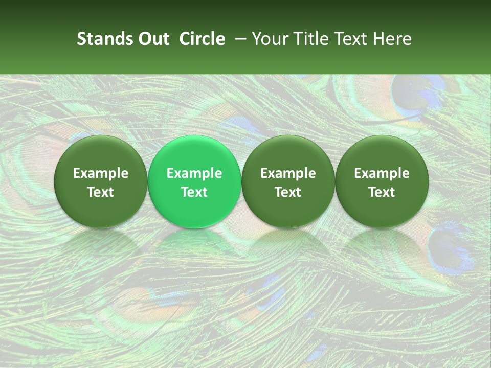 Pattern Turquoise Elegance PowerPoint Template