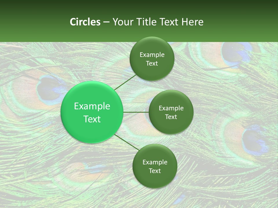 Pattern Turquoise Elegance PowerPoint Template