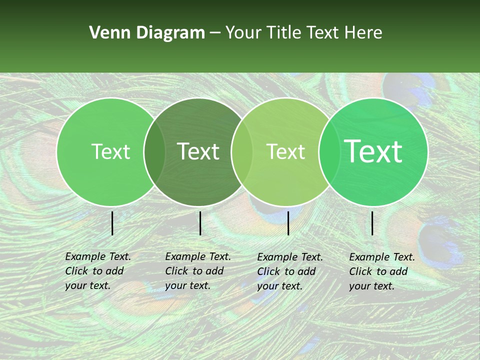 Pattern Turquoise Elegance PowerPoint Template