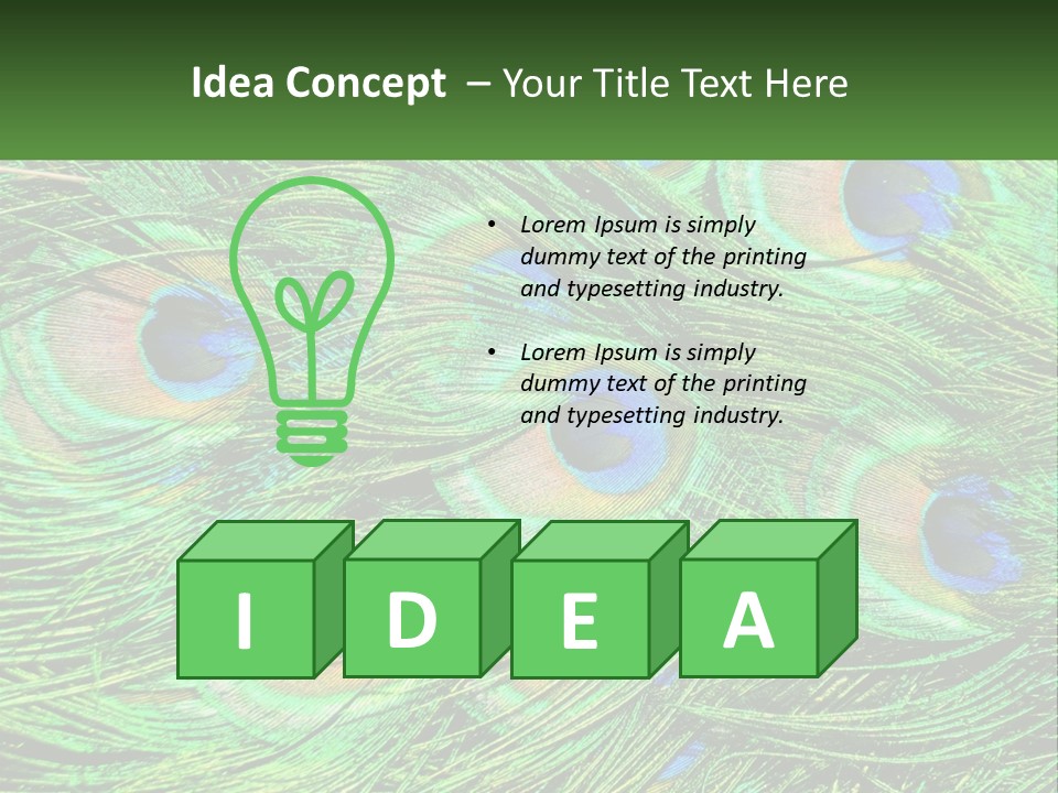 Pattern Turquoise Elegance PowerPoint Template