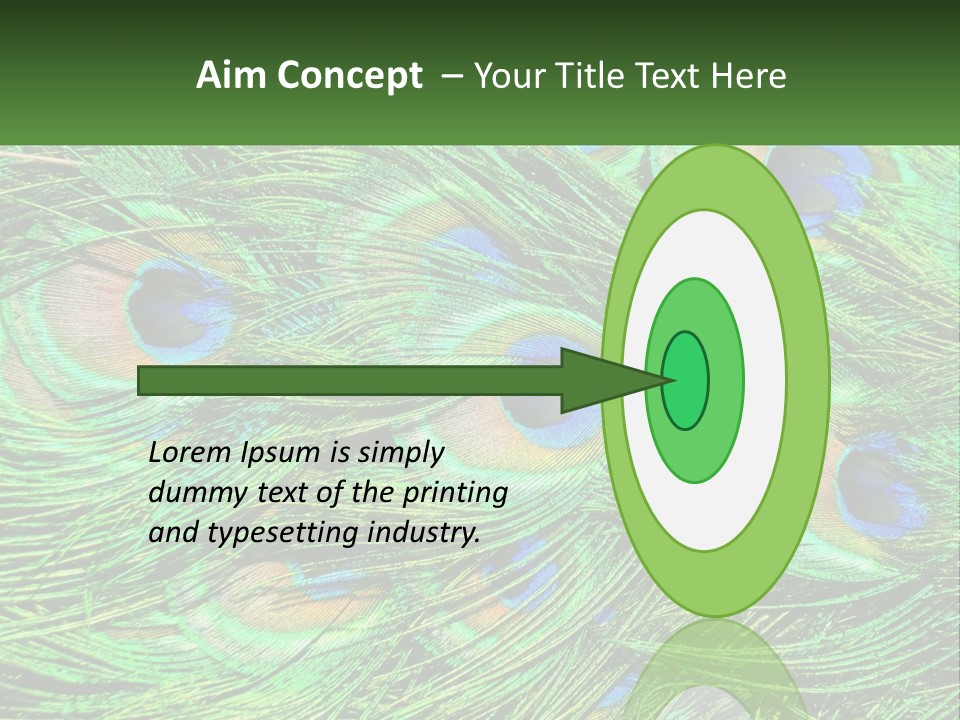 Pattern Turquoise Elegance PowerPoint Template