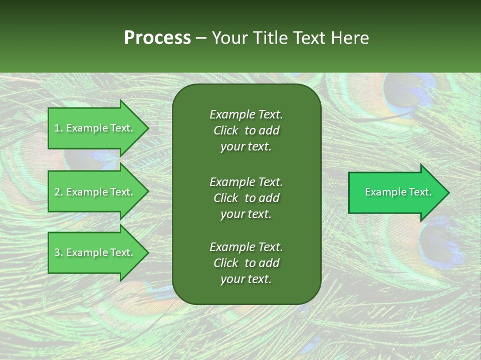 Pattern Turquoise Elegance PowerPoint Template