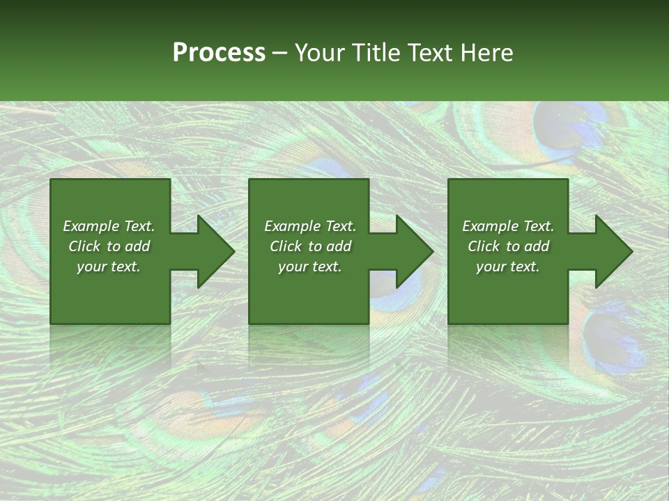 Pattern Turquoise Elegance PowerPoint Template