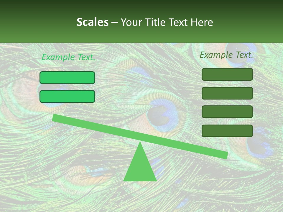 Pattern Turquoise Elegance PowerPoint Template