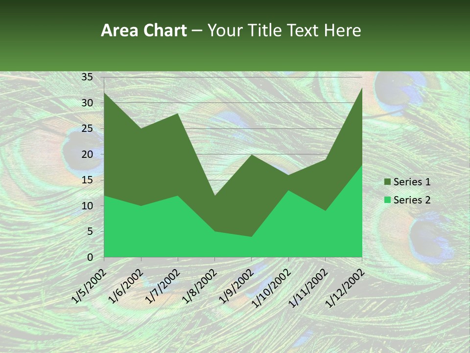 Pattern Turquoise Elegance PowerPoint Template