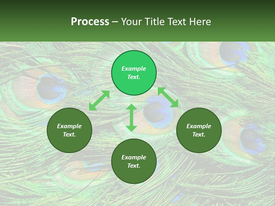 Pattern Turquoise Elegance PowerPoint Template