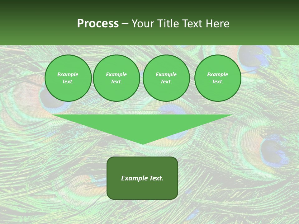 Pattern Turquoise Elegance PowerPoint Template