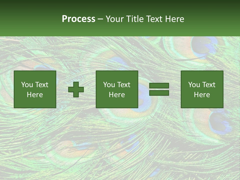 Pattern Turquoise Elegance PowerPoint Template