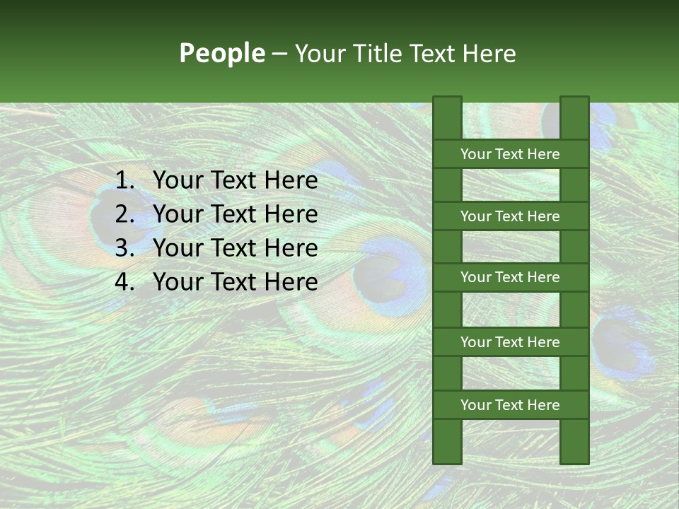 Pattern Turquoise Elegance PowerPoint Template