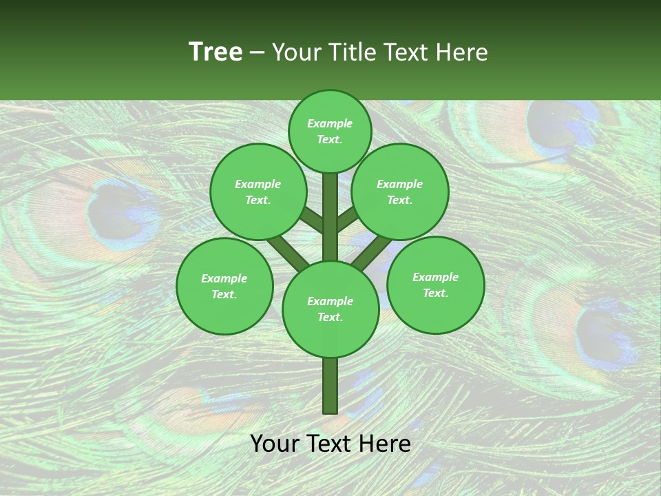 Pattern Turquoise Elegance PowerPoint Template