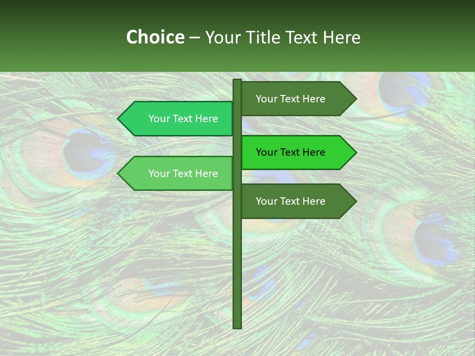 Pattern Turquoise Elegance PowerPoint Template