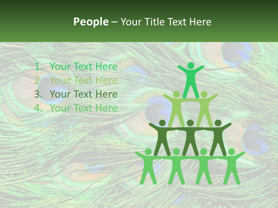 Pattern Turquoise Elegance PowerPoint Template