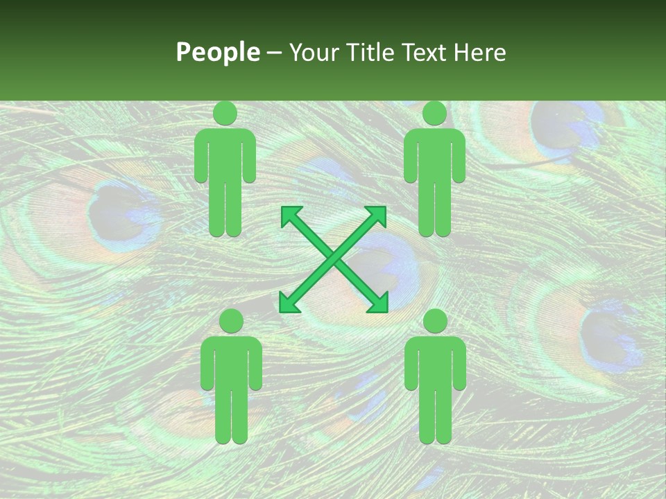 Pattern Turquoise Elegance PowerPoint Template