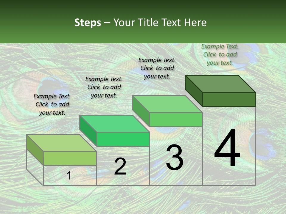 Pattern Turquoise Elegance PowerPoint Template