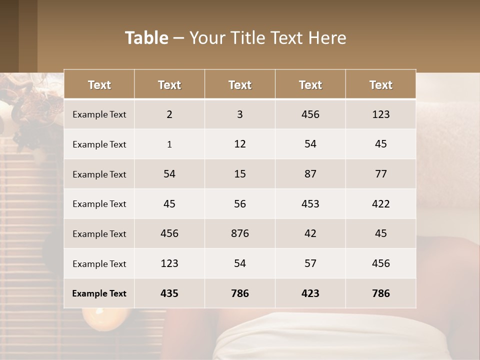 Recreation Portrait Attractive PowerPoint Template