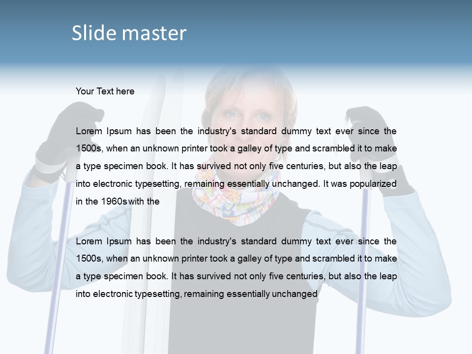 Appearance Black Isolated PowerPoint Template