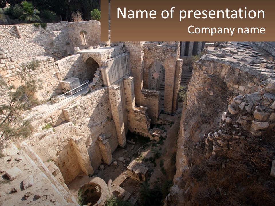Roman Past Famous PowerPoint Template