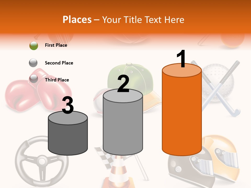 Set Wheel Cap PowerPoint Template