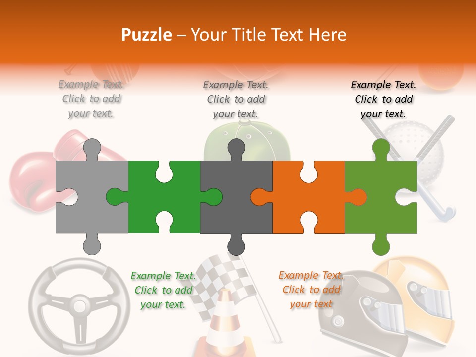 Set Wheel Cap PowerPoint Template