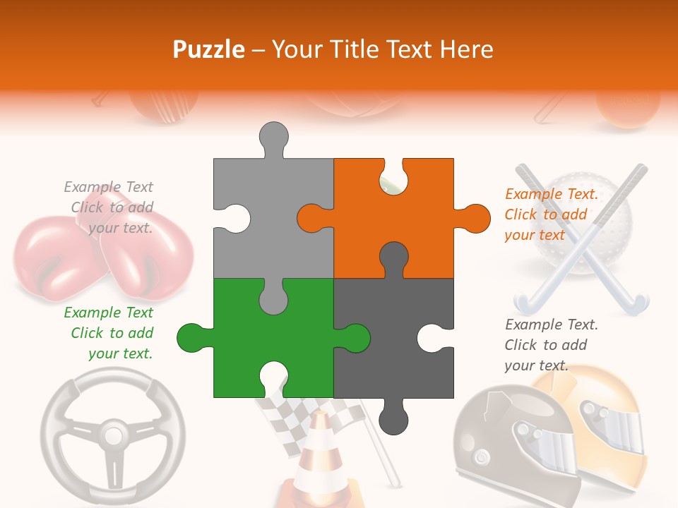 Set Wheel Cap PowerPoint Template