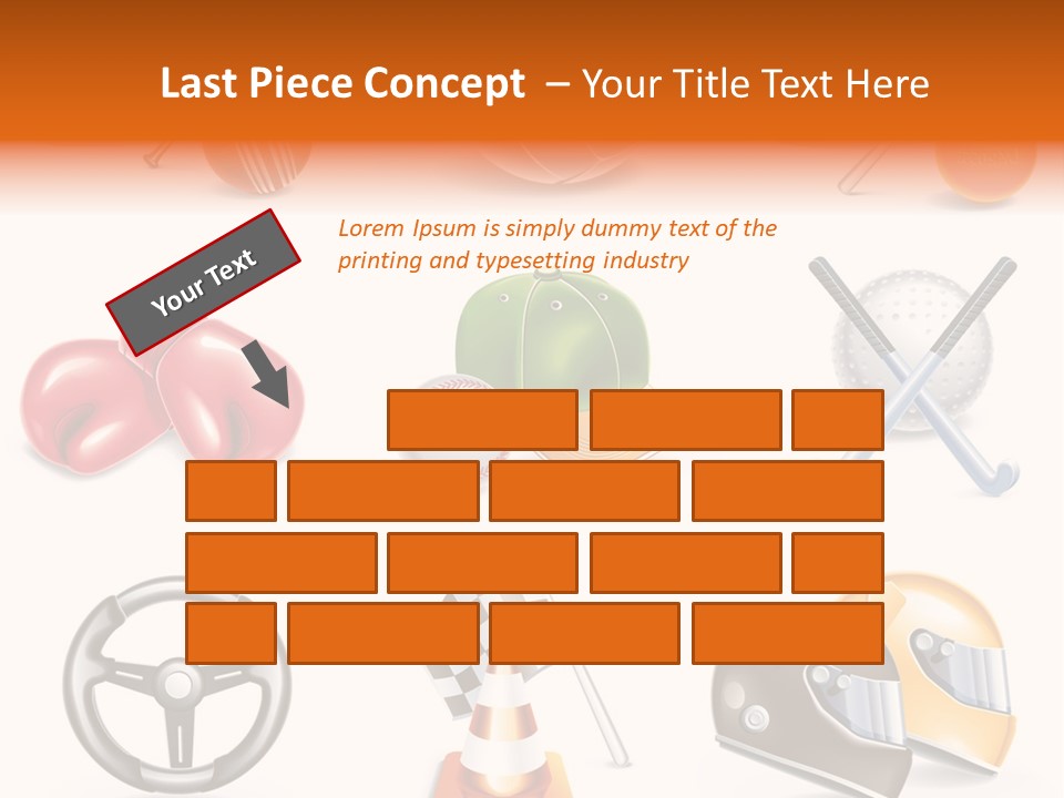 Set Wheel Cap PowerPoint Template