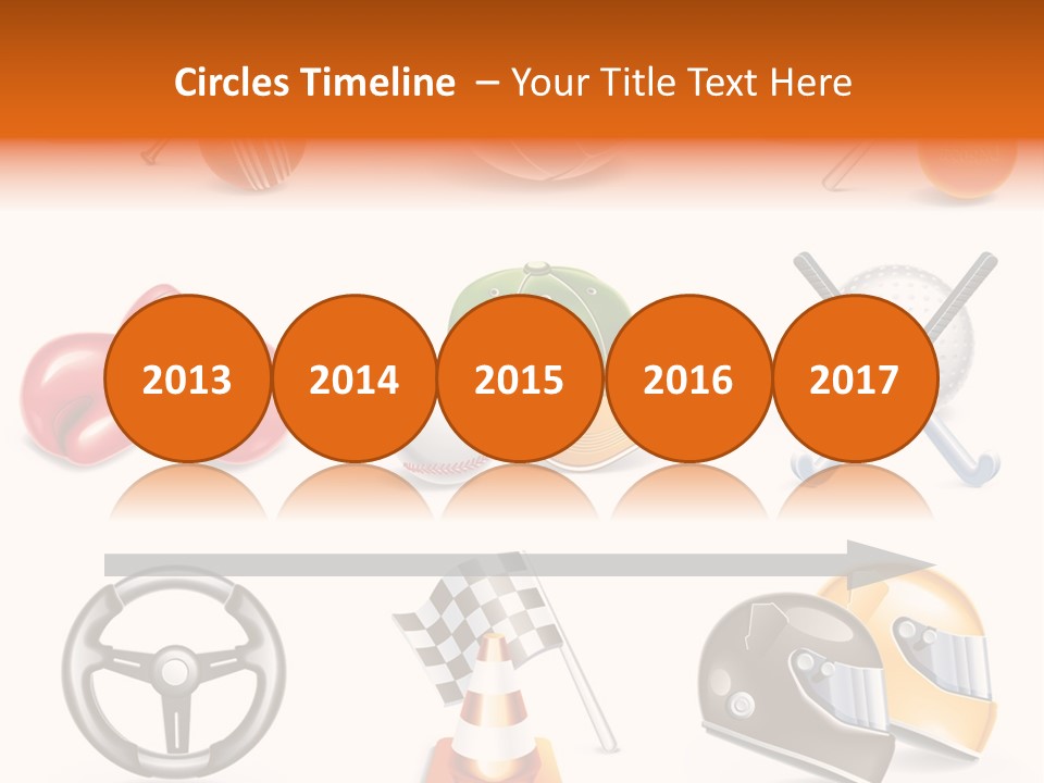 Set Wheel Cap PowerPoint Template