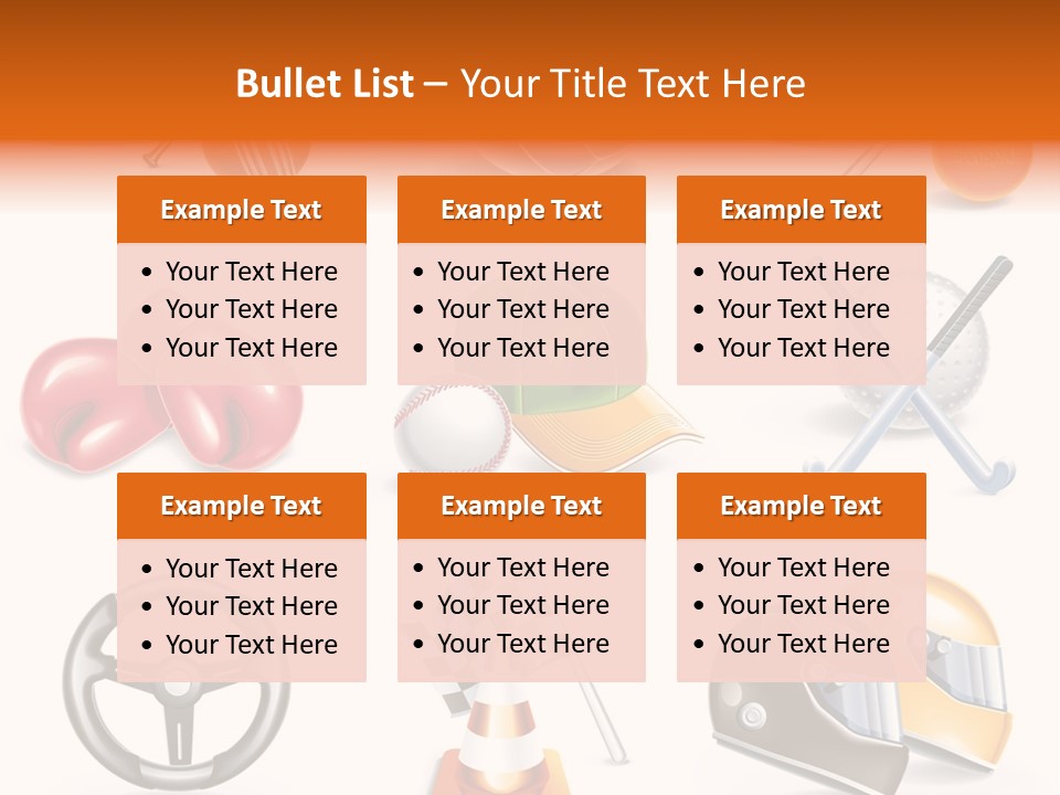 Set Wheel Cap PowerPoint Template