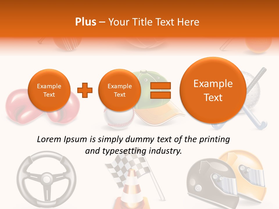 Set Wheel Cap PowerPoint Template
