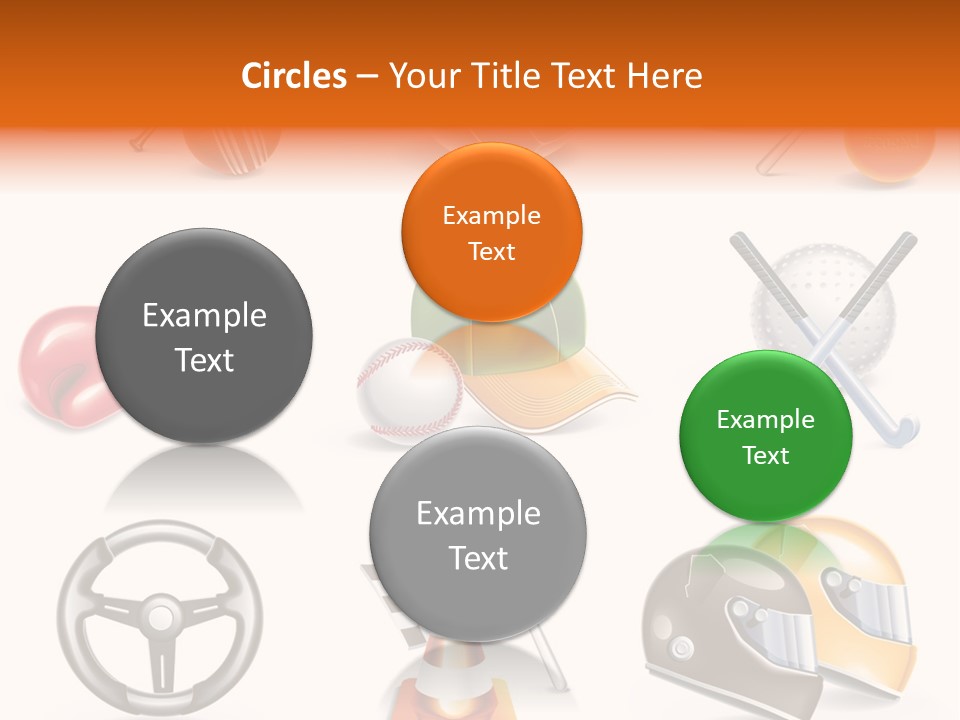 Set Wheel Cap PowerPoint Template