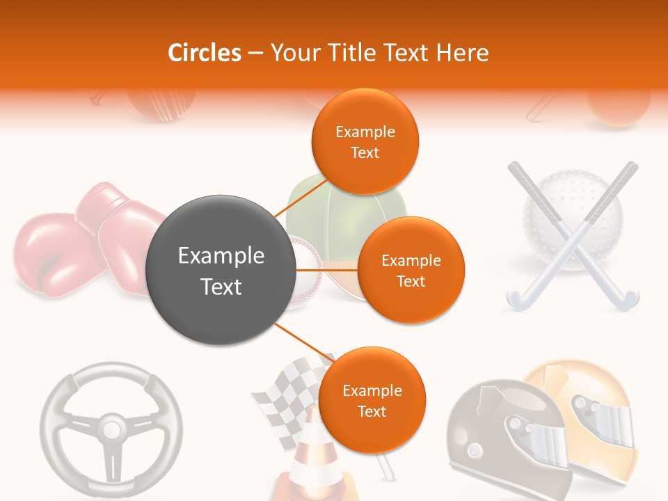 Set Wheel Cap PowerPoint Template